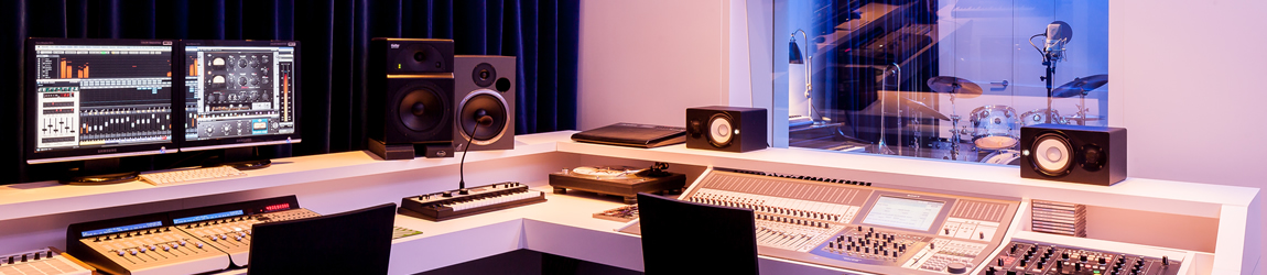 Recording studio for music, audiobooks, voice-overs, ADR, audio guides, film soundtracks and jingles.